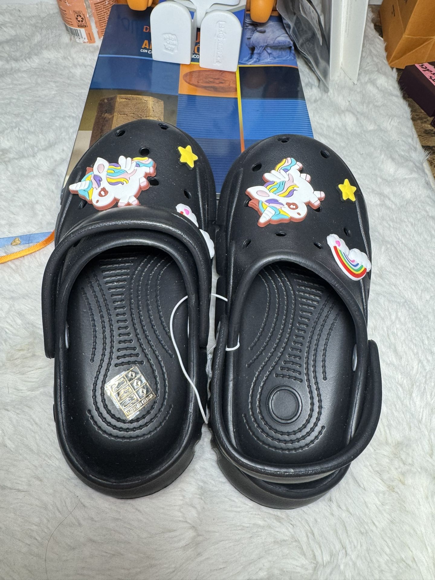 KAQ Kids Clogs Boys Girls Astronaut Clogs Slippers Cartoon Garden Sandals Summer