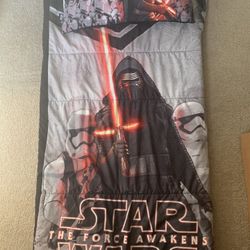 Kids Star Wars Sleeping Bag With Pillow