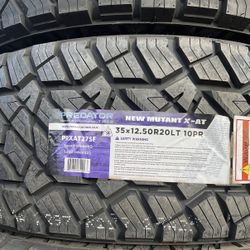 35X12.50R20 PY10 TIRE PREDATOR  AT