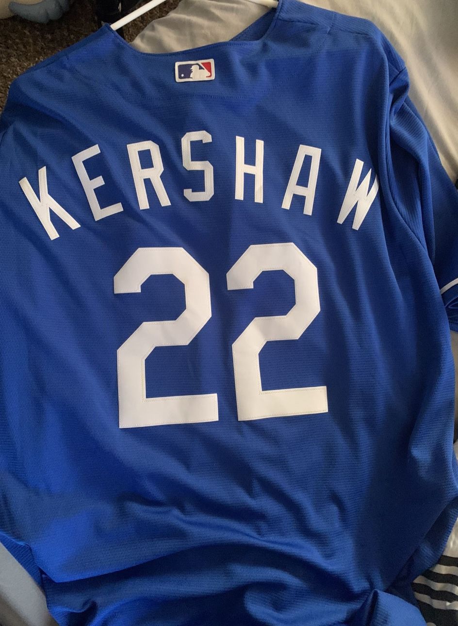 Dodgers Blue Jersey Kershaw