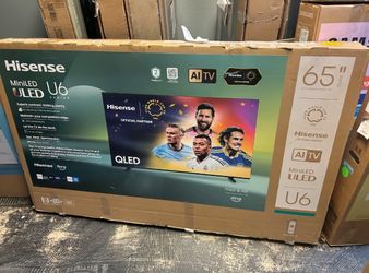 2026 65U6 65” Hisense smart 4k mini led fire tv