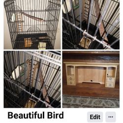 Bird Cage With 5 Doors 