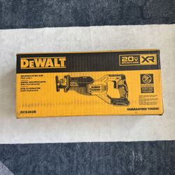 New DEWALT 20V MAX XR Reciprocating Saw - DCS382B (Tool Only)