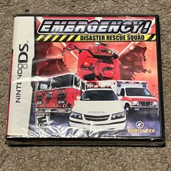 Emergency! Disaster Rescue Squad (Nintendo DS, 2009) Destineer Brand New Sealed