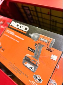 3 speed Ridgid cordless 1/2” impact wrench kit