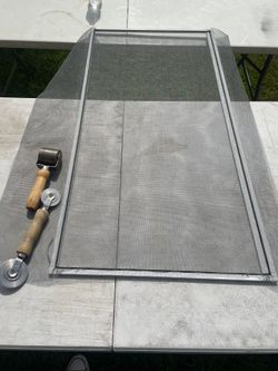 Screen door/ Window Doggy Door Install
