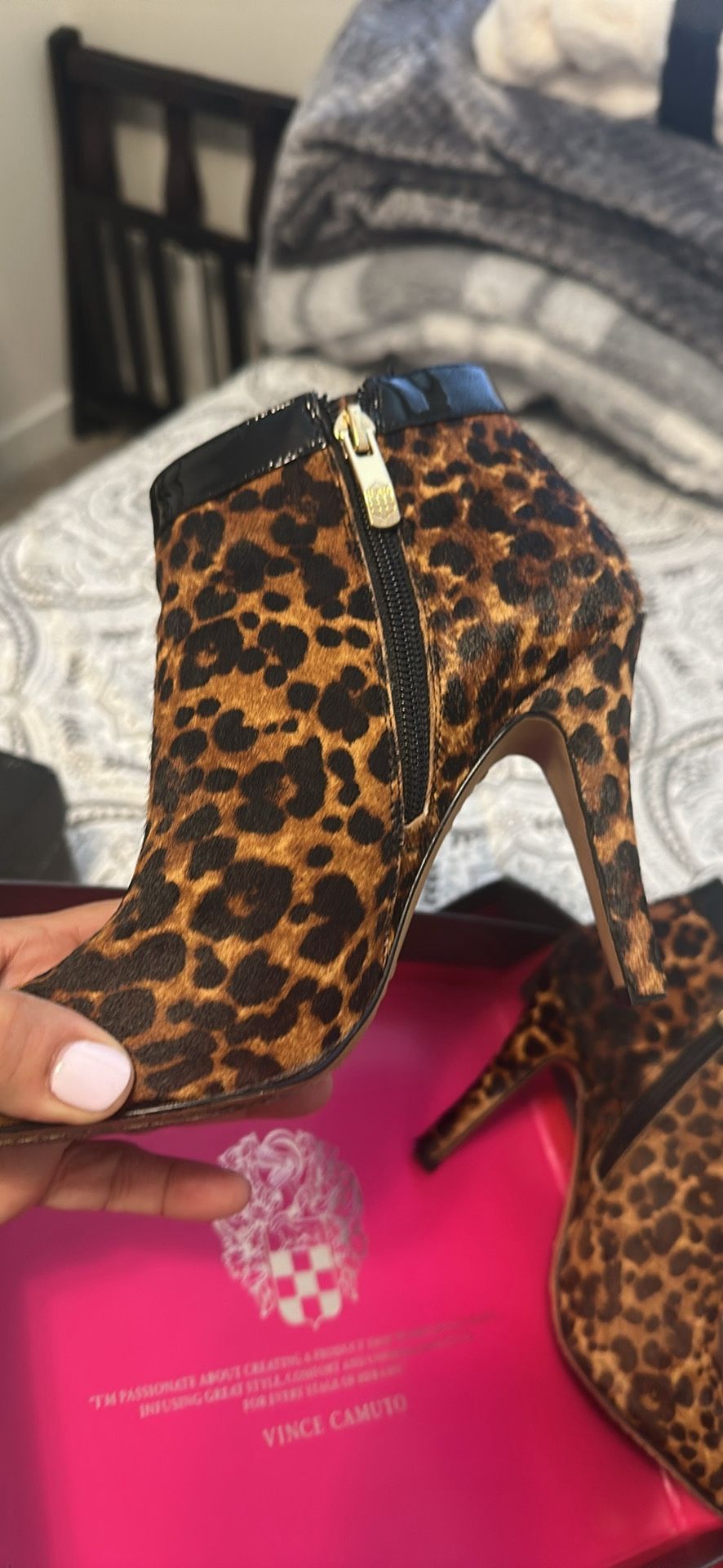 Leopard Booties