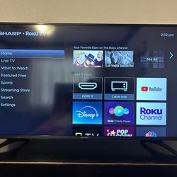 50” 4k Sharp Roku TV