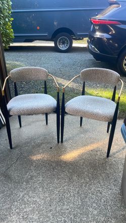 Ackley Modern Upholstered Dining Chair / Set of 2