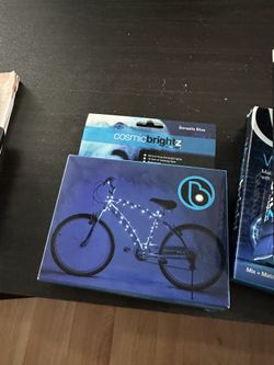 Brightz CosmicBrightz LED Bike Frame Rope Light - 6.5-Foot String - Blue 