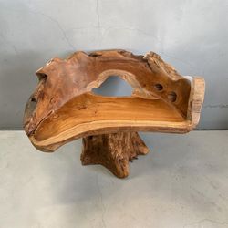 Teakroot solid wood Stool/ Bench