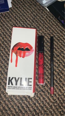 Kylie matte liquid lipstick and lip liner new