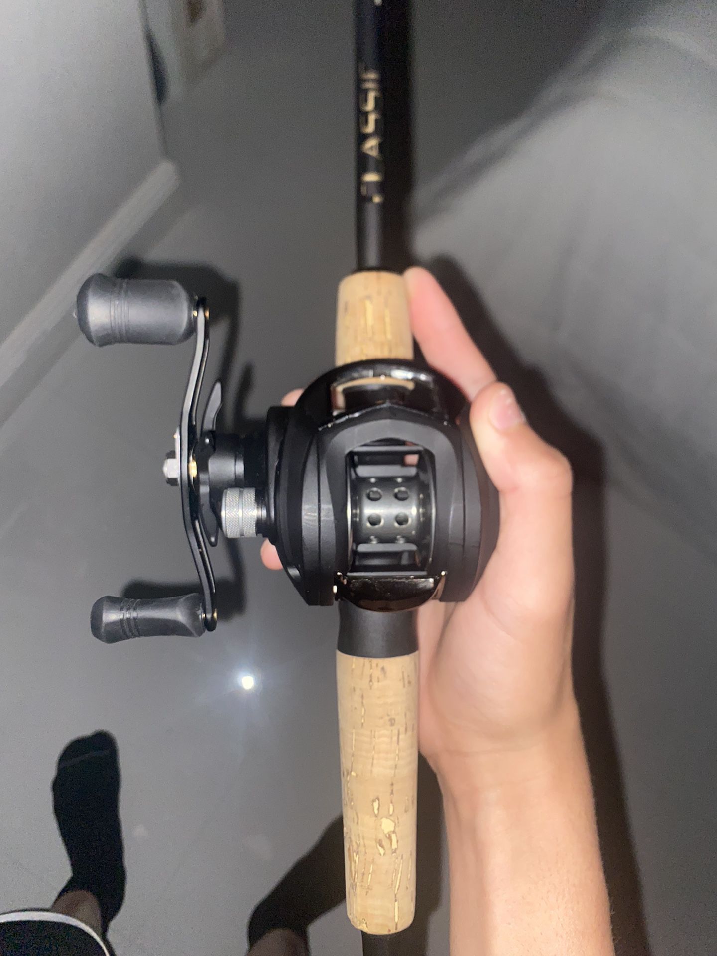 bait caster rod and reel 