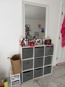 Mirror and dresser