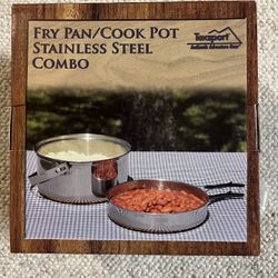Fry Pan & Cook Pot - Stainless - New