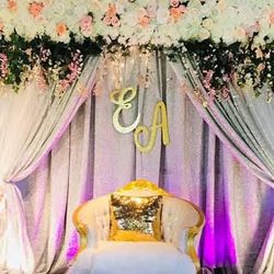 Moving Sale!! floral Backdrop decor