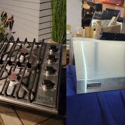 Viking Cooktop and vent Hood