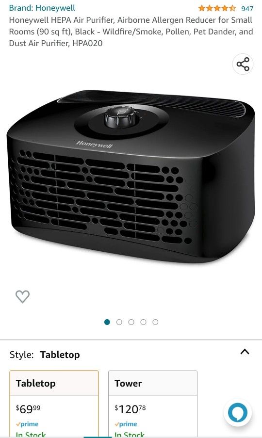 Honeywell HEPA Purifier