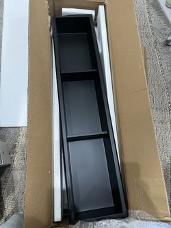 ALFI brand 8" x 36" Matte Stainless Steel Vertical Triple Shelf Bath Shower Niche ABNC0836
