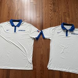 Dominican Republic National Basketball Federation Polo Shirt TAILORED to Size M