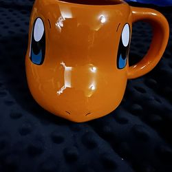 Pokémon Charmander Figural Ceramic Mug 20oz Official Licensed Orange Collectible