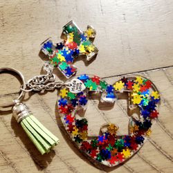 Autism Awareness Keychain