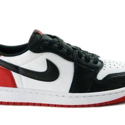 Jordan 1 Low Black toe Size 6