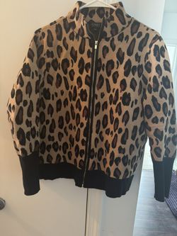 Jones New York Leopard Print Sweater Large