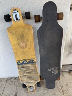 Two Long Board Skate Boards Sector 9 Kryptonics 