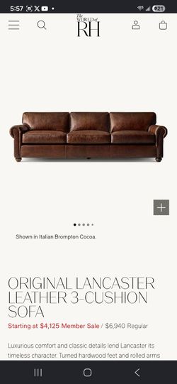 Restoration Hardware LANCASTER sofa