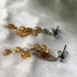 14k White Gold Earrings 
