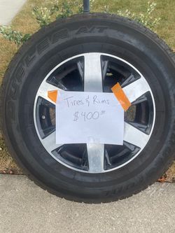 Bridgestone Tires with rims 18inch
