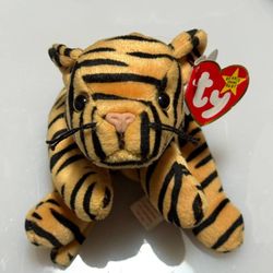 Ty Beanie Babies Stripes The Tiger 1995 PVC Collectible Toy