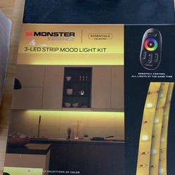 Open Box New Led Mood Strips (monster) With Re
