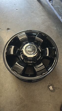 Rims 15” OEM Nissan truck gloss black ,,,,,