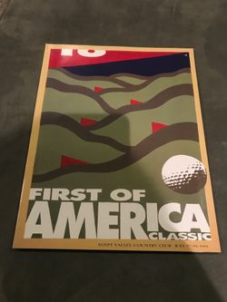 First of America Program Senior PGA Golf Program July 1995