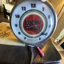 Lucky Strike Clock 