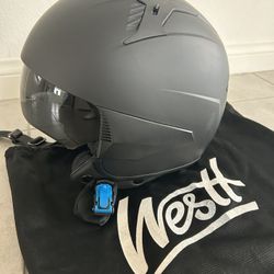 Motorcycle Half Face Helmet- Size L