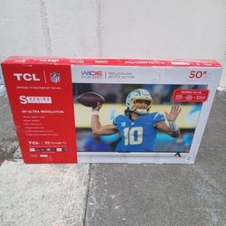 -FIRM PRICE NON-NEGOTIABLE- 50 In. TCL 4k Smart Google TV W/Remote