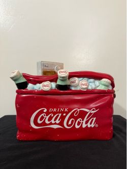 Coca Cola cookie jar cooler