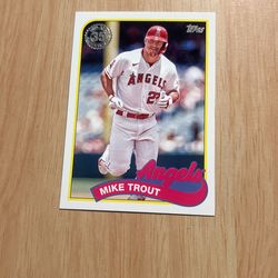 Mike Trout Baseball Card