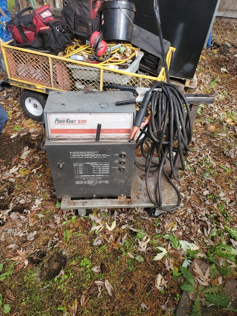 Power Kraft Stick Welder Ac Dc Extra Long Lead And Extension 