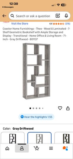 Geometric Book Shelf