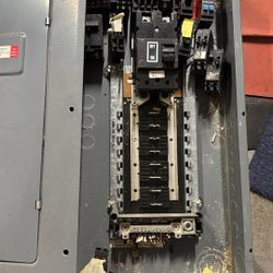 American electrical box and breakers main included