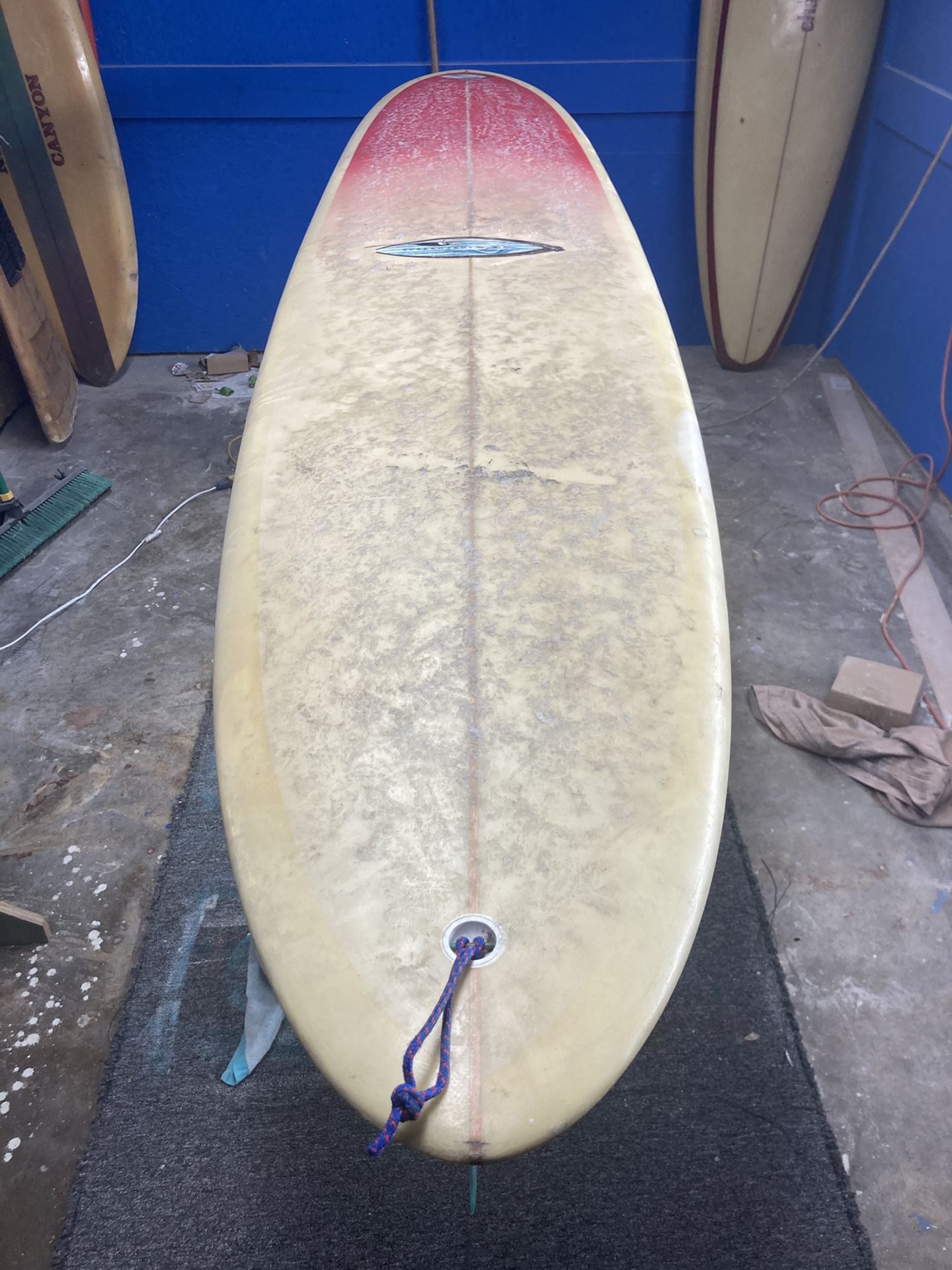 9’ glen horn surfboard