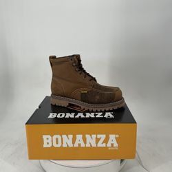 ‼️EARLY BLACK FRIDAY SALE‼️ BONANZA BOOTS HERITAGE 6" MOC TOE AZTEC BROWN BA-631