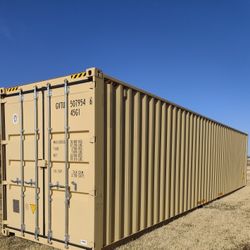 NEW 40HC Beige One Trip Shipping Containers For Sale 