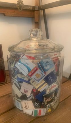Large Jar Vintage Matches