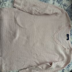 3/4 Sleeve Pink Sweater