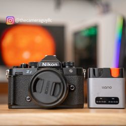 Nikon ZF camera with lens